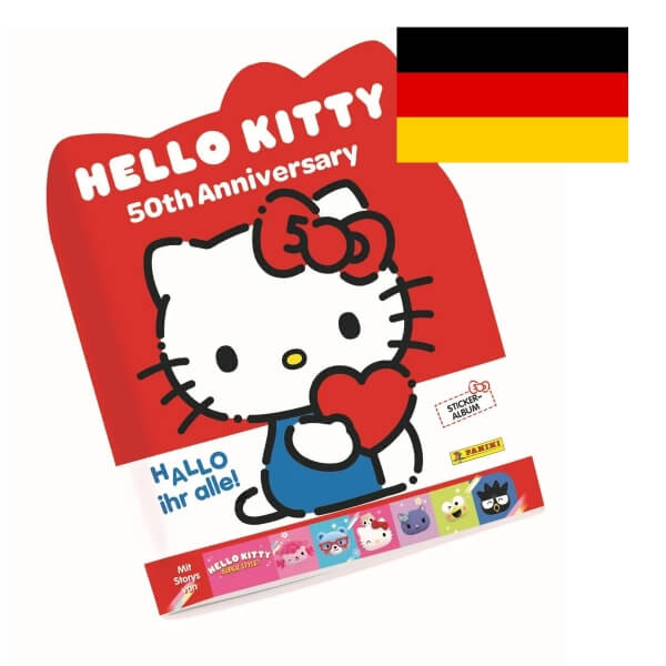 Hello Kitty (50. výročie) - album so samolepkami - DE