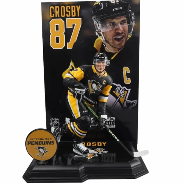 Figurka NHL - Sidney Crosby (Pittsburgh Penguins) - Legacy Series #2 - černá