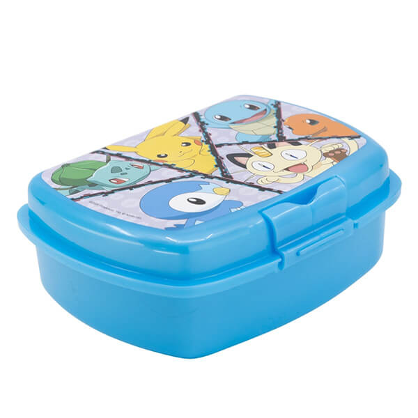Svačinový box Pokémon - jednokomorový (modrý)