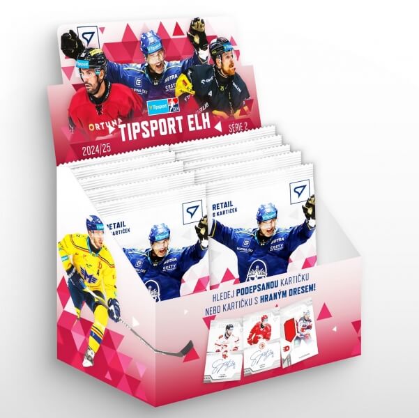 Hokejové karty Tipsport ELH 24/25 Retail box 2. série