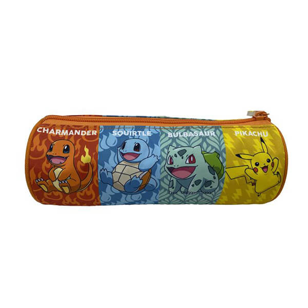 Válcový penál Pokémon Kanto Starters