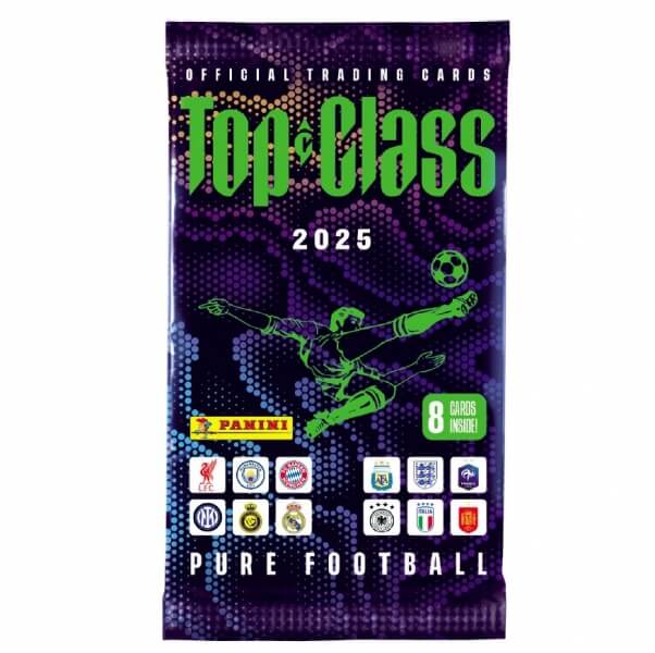 Futbalové karty Panini Top Class 2025 - Booster balíček