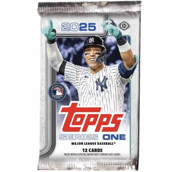 2025 Topps Series 1 Baseball Hobby Balíček - zberateľské karty MLB