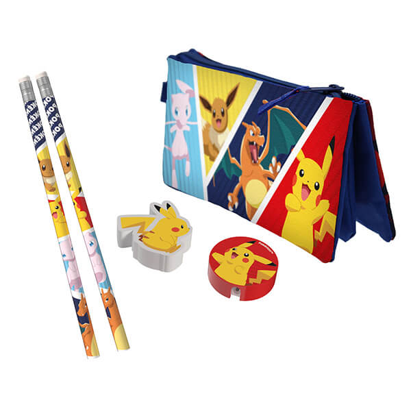Sada školních potřeb Pokémon s penálem