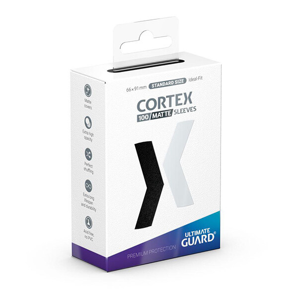 Obaly na karty Ultimate Guard Cortex - Matte Black - 100 ks