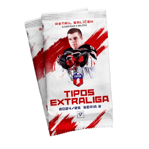 Hokejové karty Tipos Extraliga 2024/25 - Retail balíček - 2. série