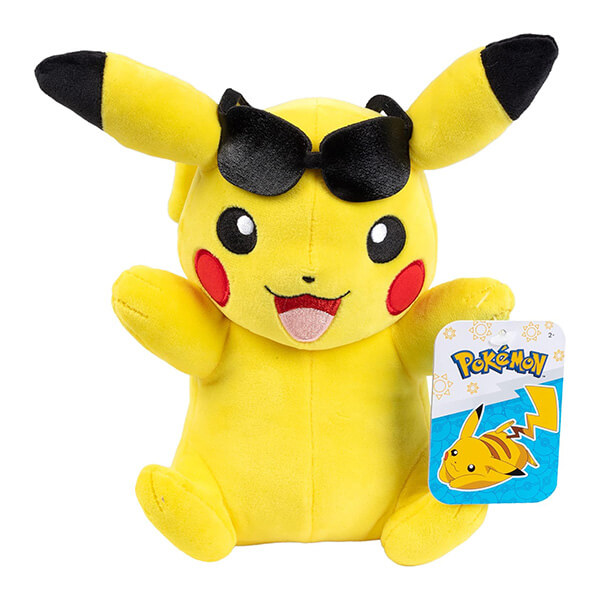 Pokémon plyšák - Pikachu se slunečními brýlemi - 20 cm