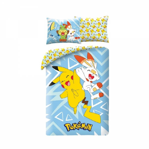 Povlečení Pokémon - Pikachu a Scorbunny