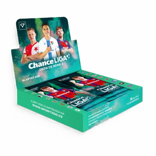 Fotbalové karty Chance liga 2024-2025 2. série Blaster box