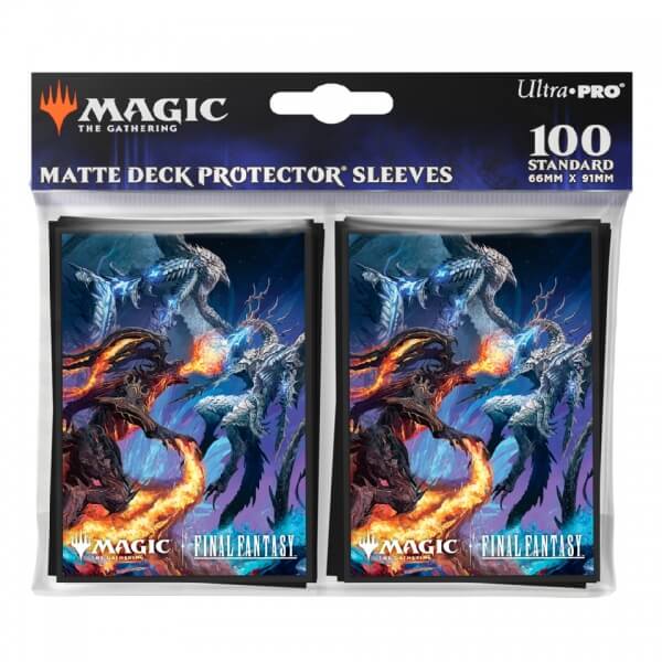 Obaly na karty MTG Final Fantasy - Bahamut and Ifrit - 100 ks
