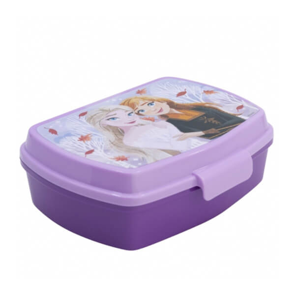 Krabička na svačinu Ledové království (Frozen) - fialová