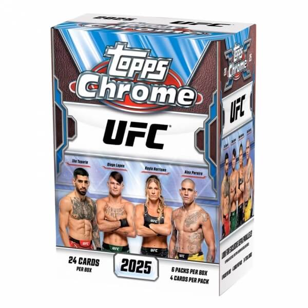 Topps UFC Chrome Blaster Box 2025 - sběratelské karty MMA - 2. jakost