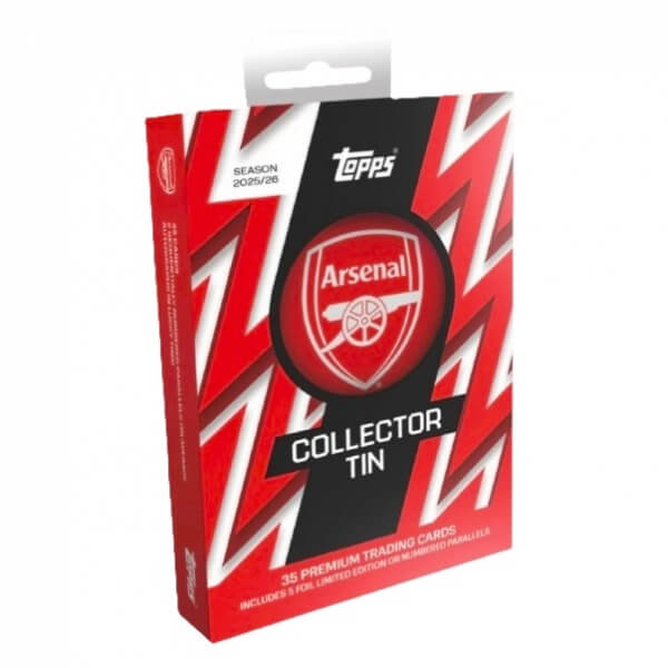 2025-2026 Topps Collector Tin - Arsenal - Fotbalové karty