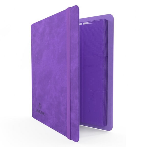 Album De Cartes Gamegenic Prime 24 Poches Violet - Pour 480 Cartes Standard/japonaises, Pages En Microfibre, Fermeture élastique