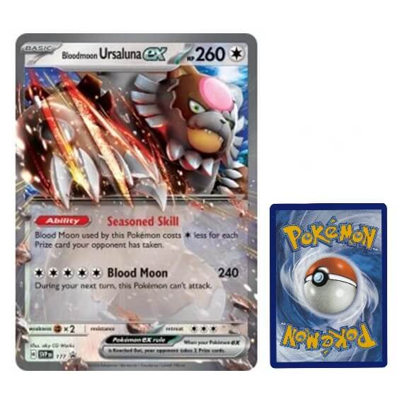 Pokémon JUMBO karta SVP 177 Bloodmoon Ursaluna EX