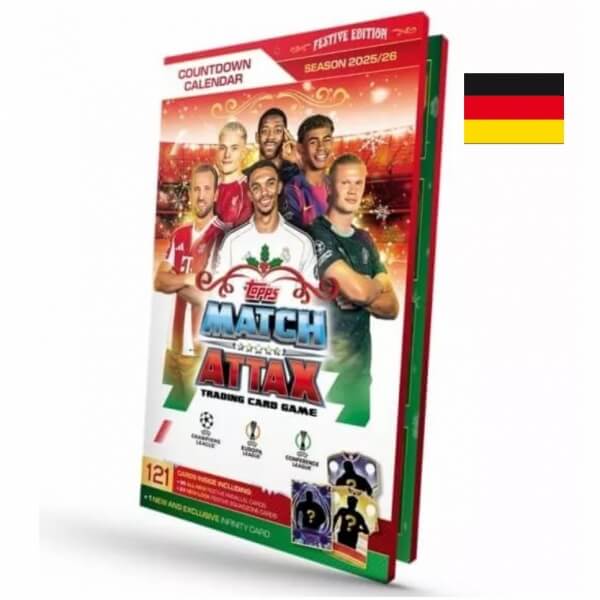 2025-2026 Topps Match Attax Adventní kalendář - DE