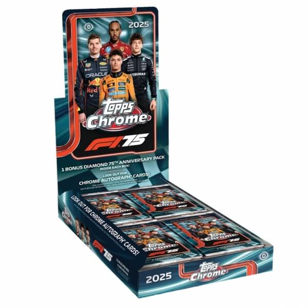 2025 Topps Chrome F1 Formula 1 Hobby Box