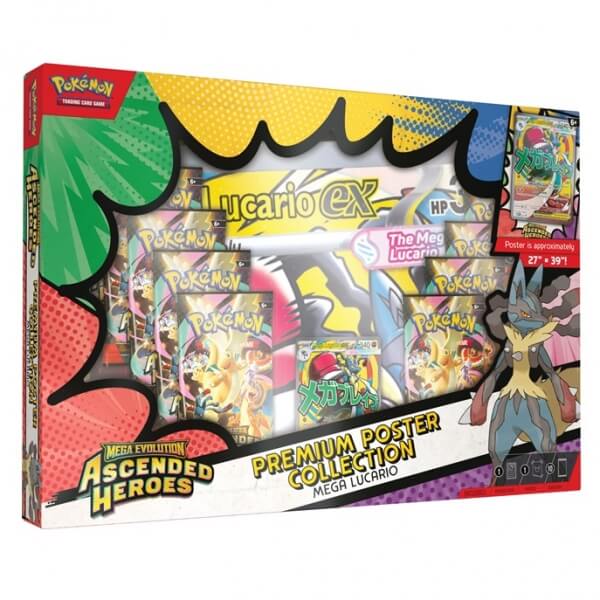 Pokémon Ascended Heroes Premium Poster Collection Mega Lucario - 2. jakost