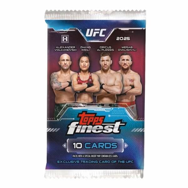 2025 Topps UFC Finest Hobby balíček - sběratelské karty MMA