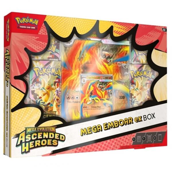 Pokémon Ascended Heroes Mega Emboar EX Box - 2. jakost