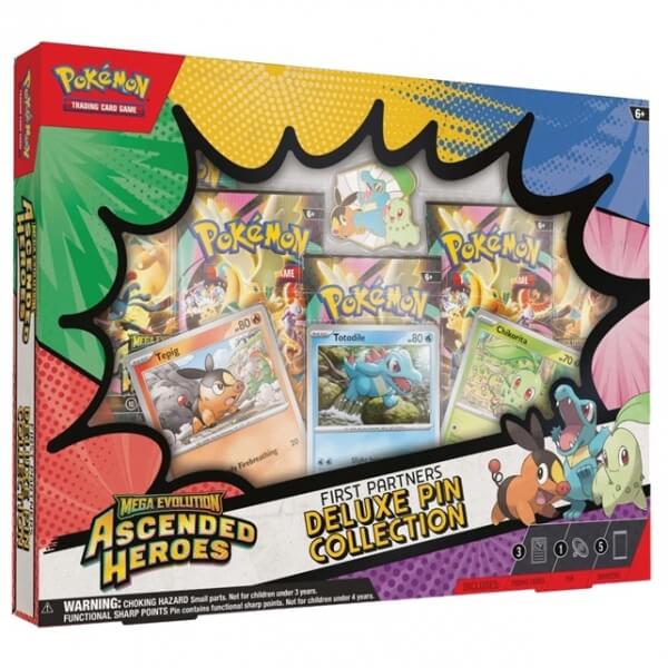 Pokémon Ascended Heroes First Partners Deluxe Pin Collection - 2. jakost