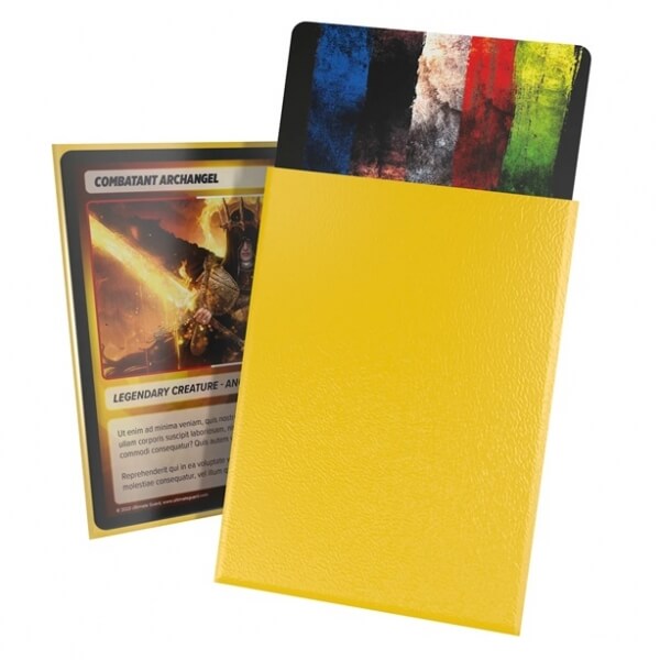 Obaly na karty Ultimate Guard Cortex - Matte Yellow - 100 ks