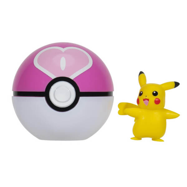 Pokémon Clip and Go Love Ball - figurka Pikachu