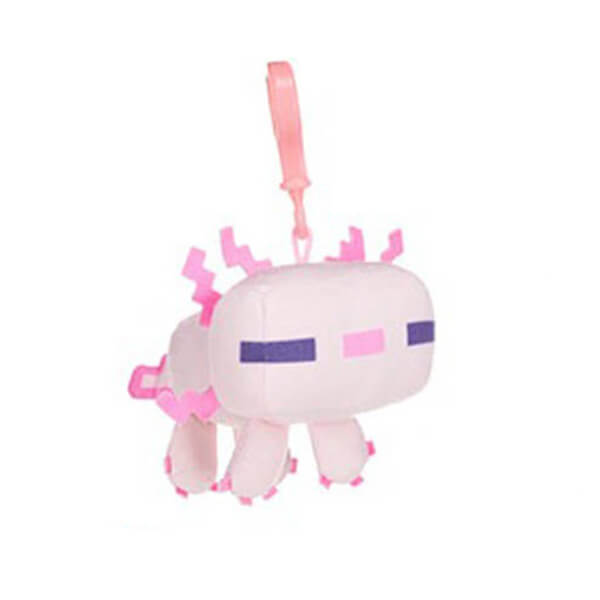 Plyšový přívěsek Minecraft - Axolotl - 12 cm