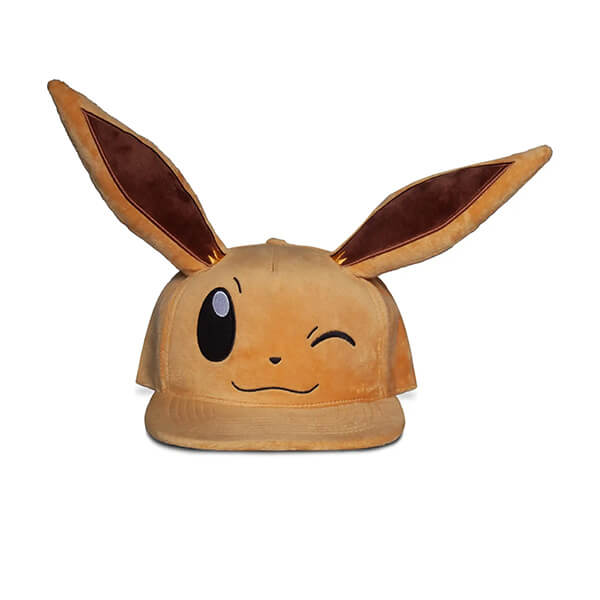 Kšiltovka Pokémon - Winking Eevee (plyšová)