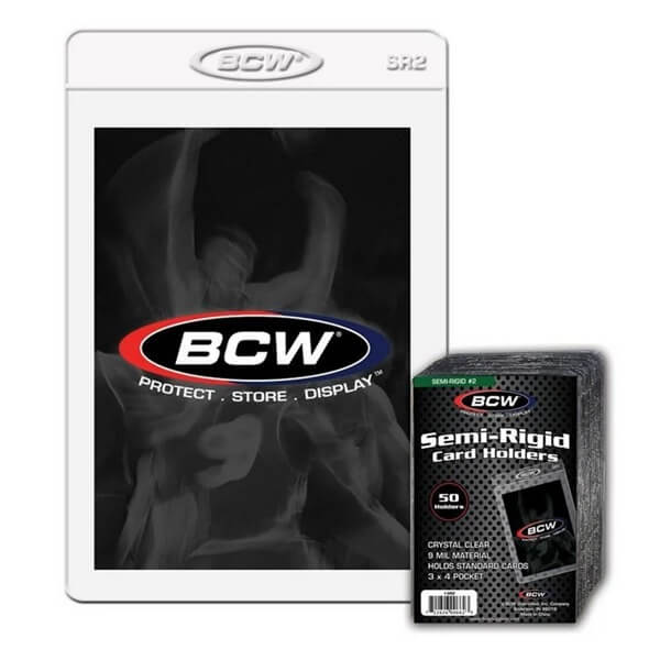 Polotuhé obaly na karty BCW Semi-Rigid Card Holders 3x4 - 50 ks