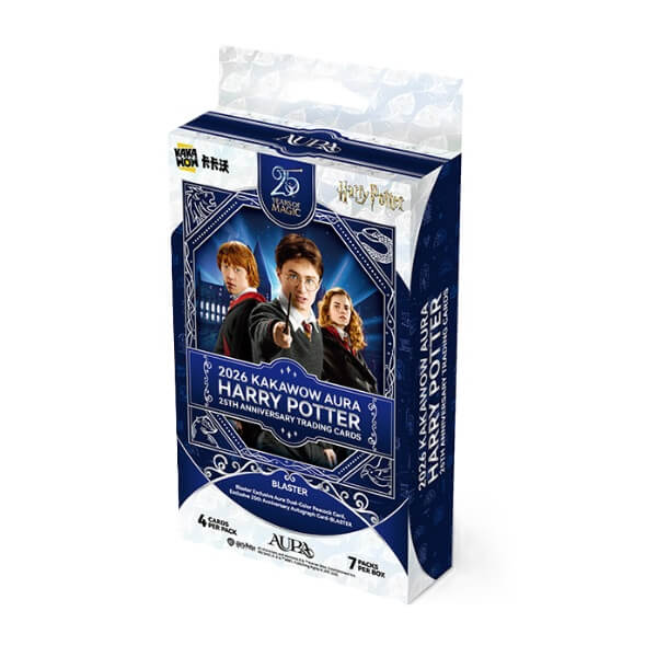 2026 Kakawow Aura Harry Potter 25th Anniversary Blaster Box - sběratelské karty