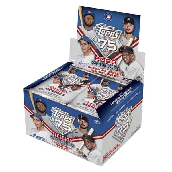 2026 Topps Series 2 Baseball Hobby Jumbo Box - sběratelské karty MLB