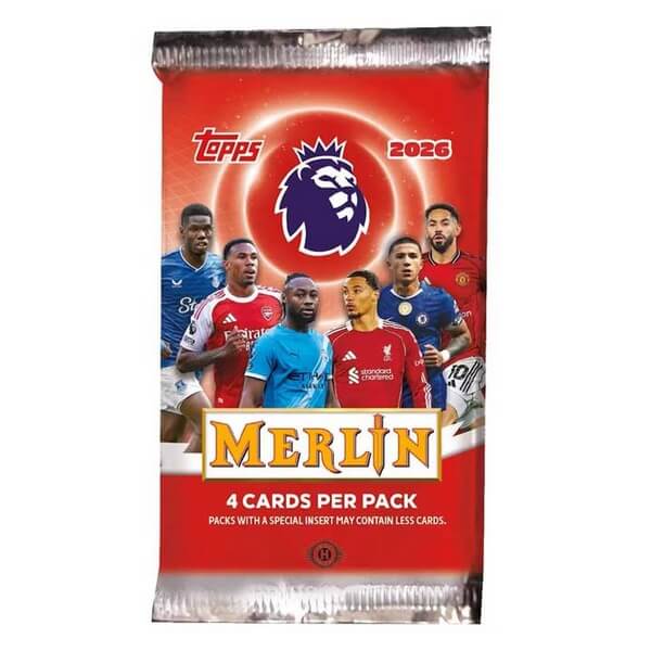 Topps 2026 Merlin Premier League Hobby Balíček - fotbalové karty 