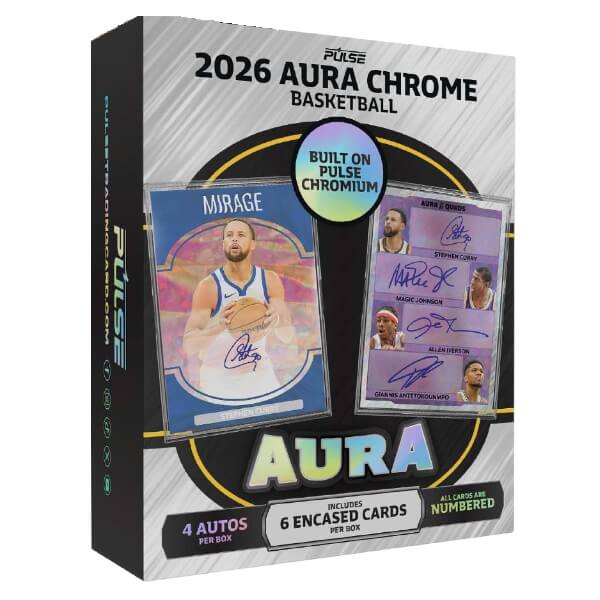 2026 Pulse Aura Chrome Basketball Hobby box - karty NBA