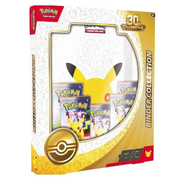 Pokémon 30th Celebration Binder Collection (Album na karty + 5x Booster)