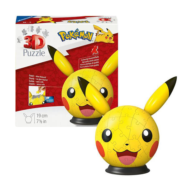 3D Puzzle Ravensburger Pokémon Pikachu - 72 dílů