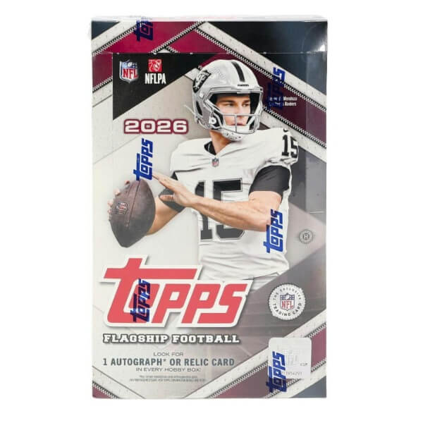 2026 Topps Flagship Football Hobby Box - karty NFL
