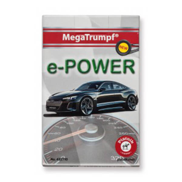 Hrací karty Kvarteto - Auta E-Power