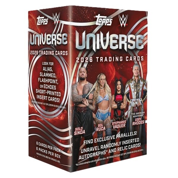 2026 Topps Universe WWE Wrestling Blaster Box