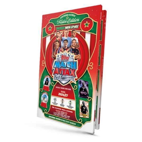 2026-2027 Topps Match Attax Adventní kalendář EN - fotbalové karty