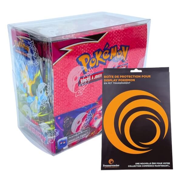 Ochranný PET box TreasureWise na Pokémon Booster Box - 5 ks