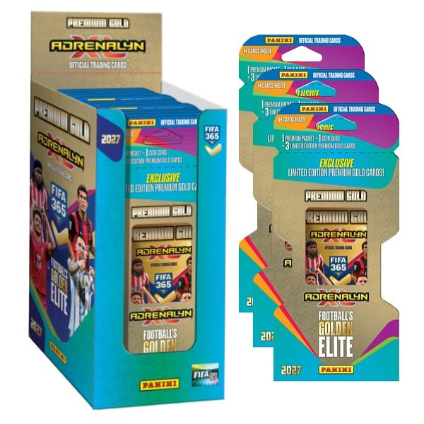 Panini FIFA 365 2026/2027 Adrenalyn XL Premium Gold Box - fotbalové karty 