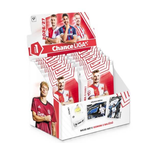 Fotbalové karty Chance liga 2026-2027 1. série Retail Box