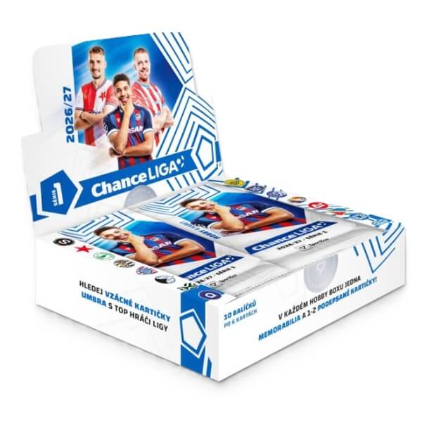 Fotbalové karty Chance liga 2026-2027 1. série Hobby Box