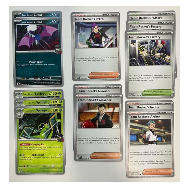 Základ balíčku Pokémon z League Battle Decku Team Rockets Mewtwo ex
