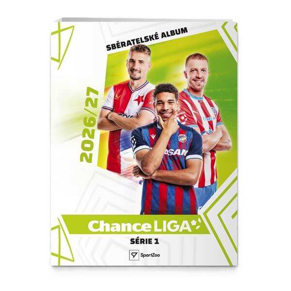 Deskové album na fotbalové karty Chance liga 2026-2027 1. série