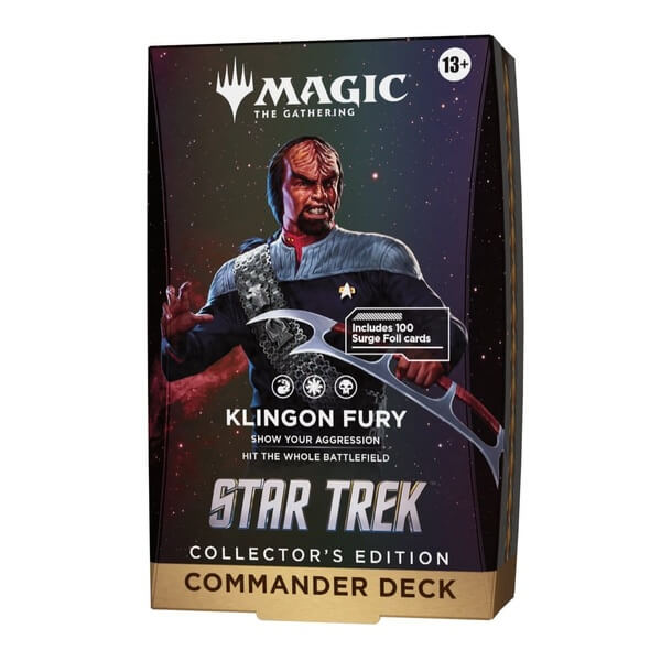 Magic The Gathering Star Trek Commander Deck Collectors Edition - Klingon Fury