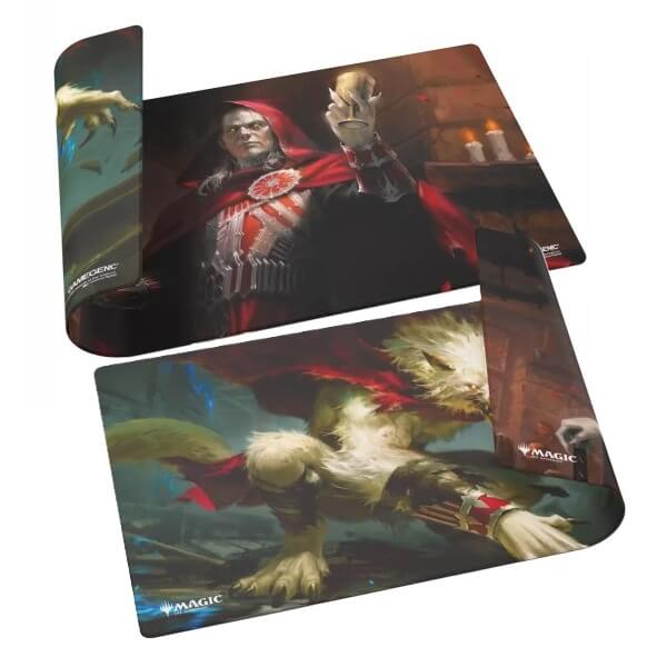 Oboustranná herní podložka Gamegenic Magic: The Gathering - Reality Fracture - Edgar, Ancient Bloodlord and Edgar, Moonlit Sovereign