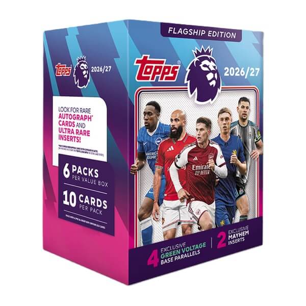 2026-2027 Topps Flagship Premier League Blaster Box - fotbalové karty