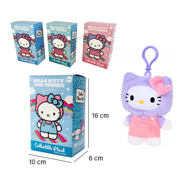 Hello Kitty & Friends Blind Box - plyšový přívěsek - 13 cm
